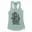 Velila Ponga Da Ayoogya Rascalgala Women's Racerback Tank in Solid Mint Color
